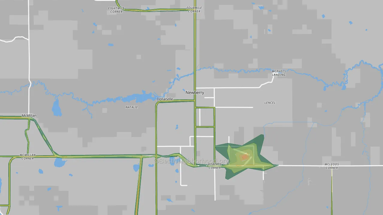 49868, MI Map of Noise Levels in 49868