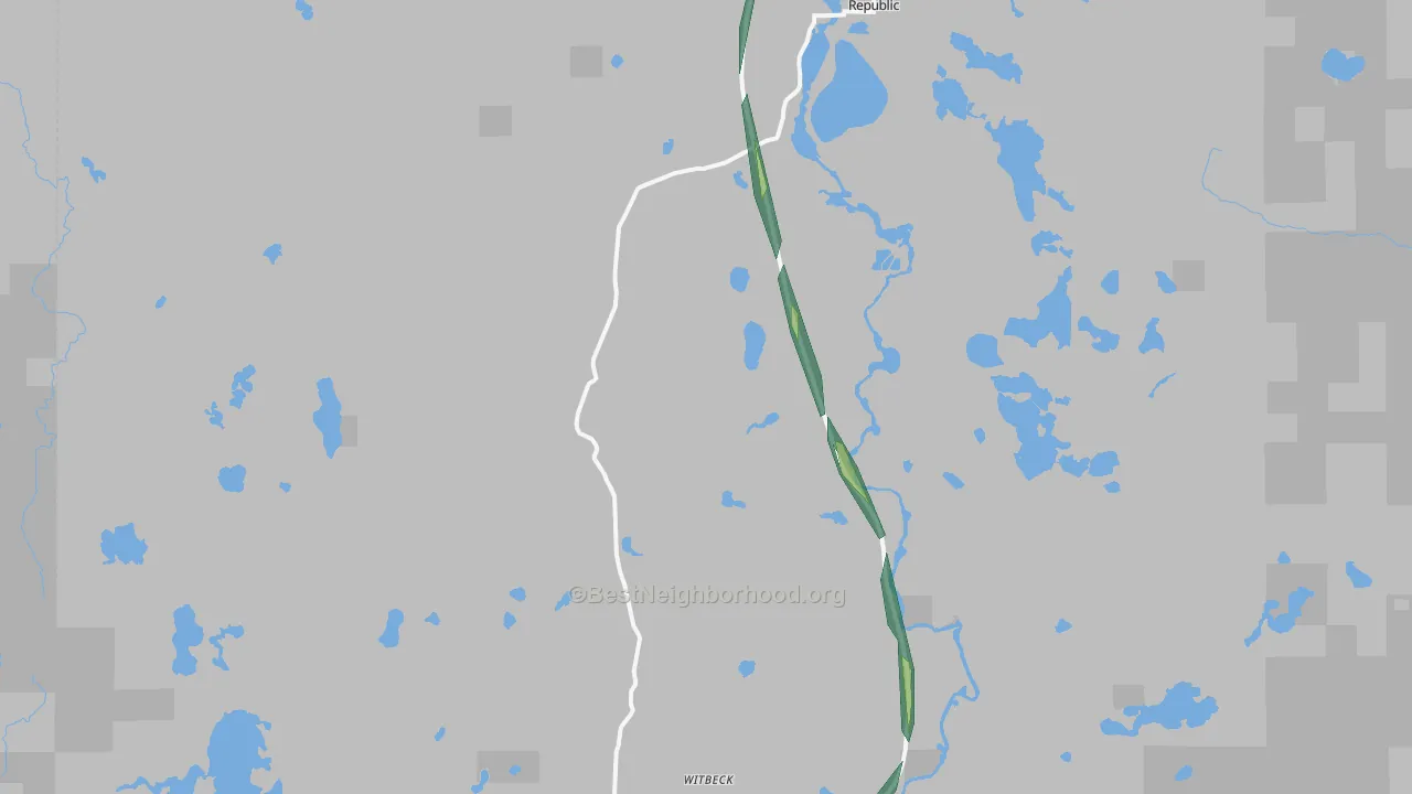49879, MI Map of Noise Levels in 49879