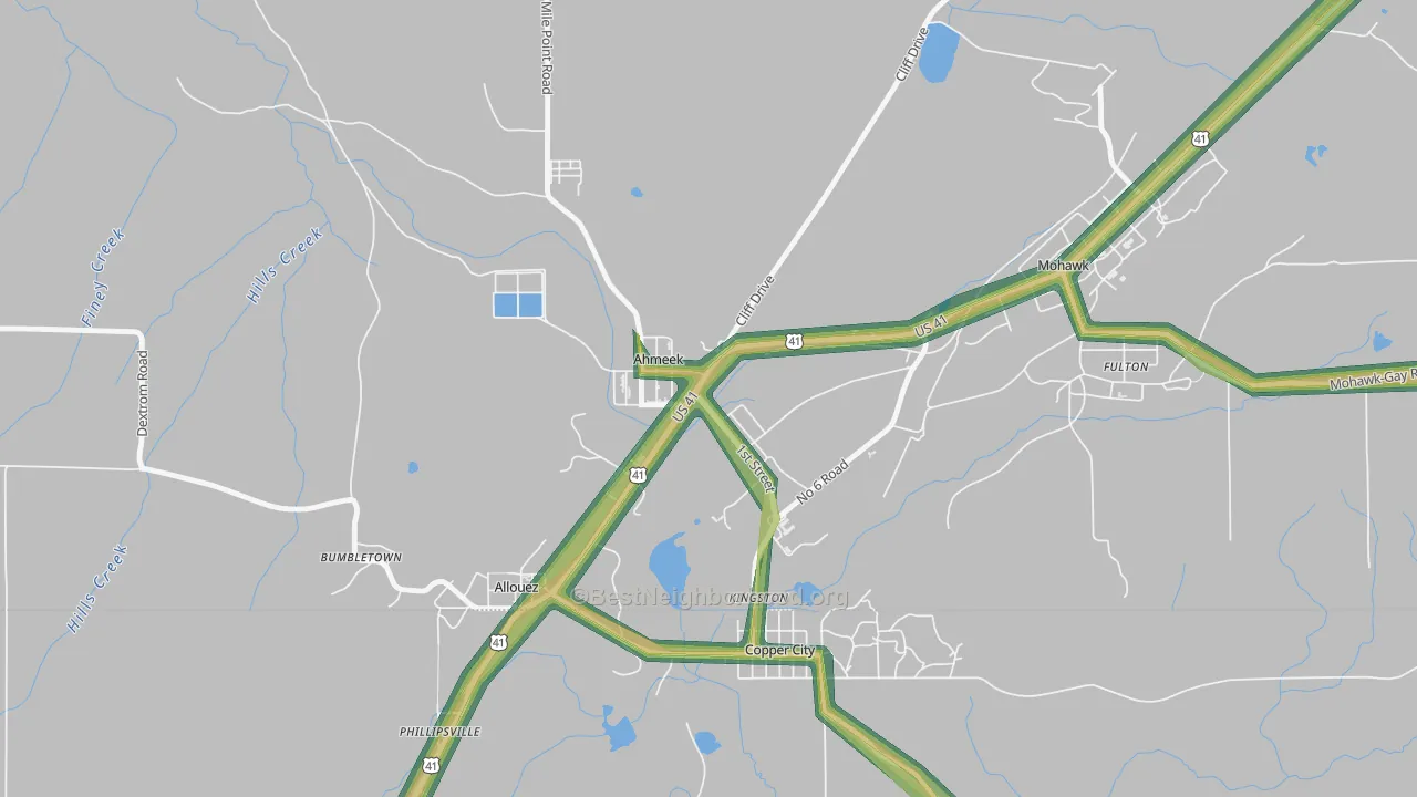 49901, MI Map of Noise Levels in 49901