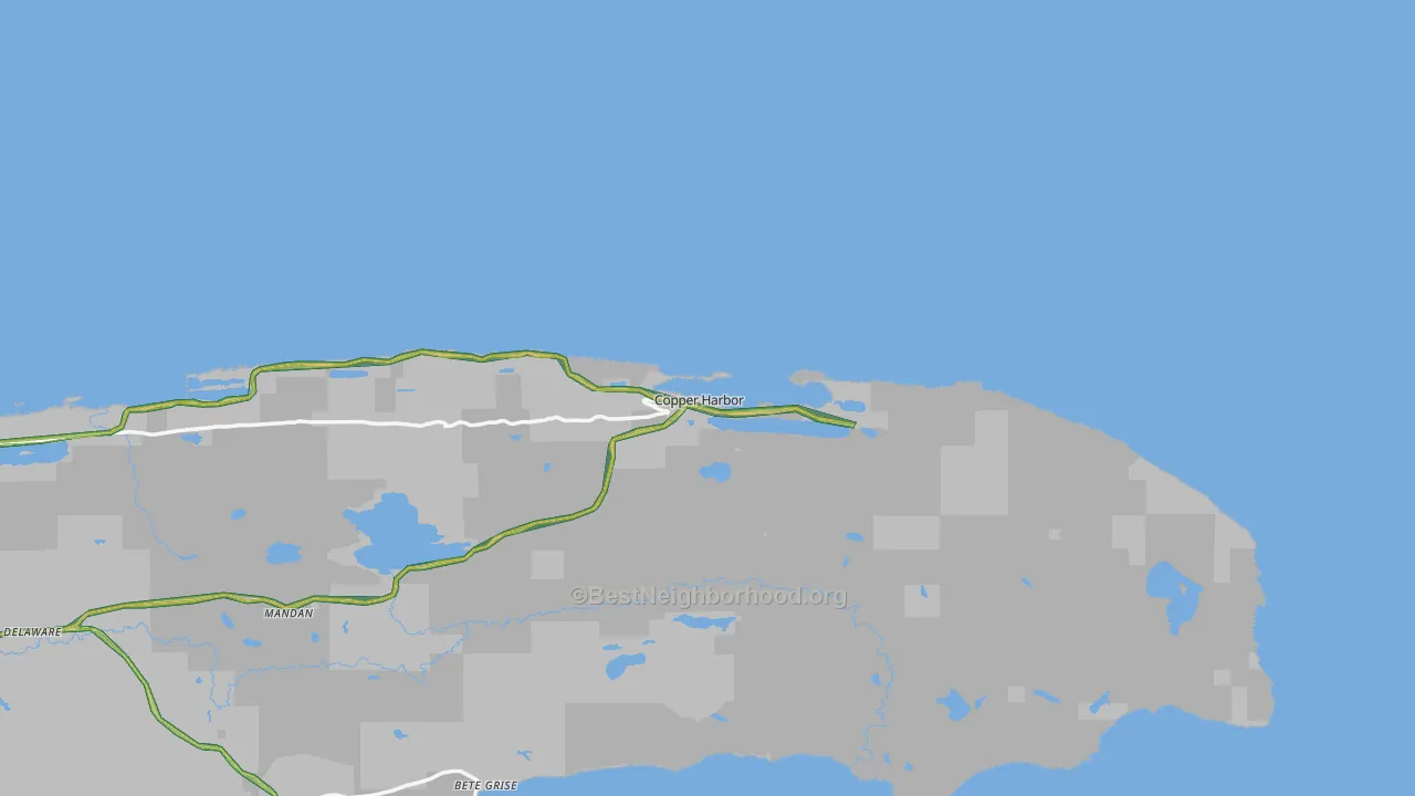 49918, MI Map of Noise Levels in 49918
