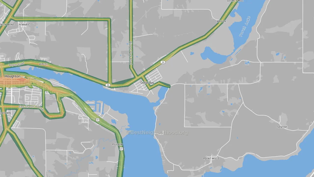 49922, MI Map of Noise Levels in 49922