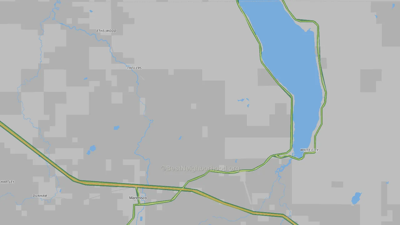 49947, MI Map of Noise Levels in 49947