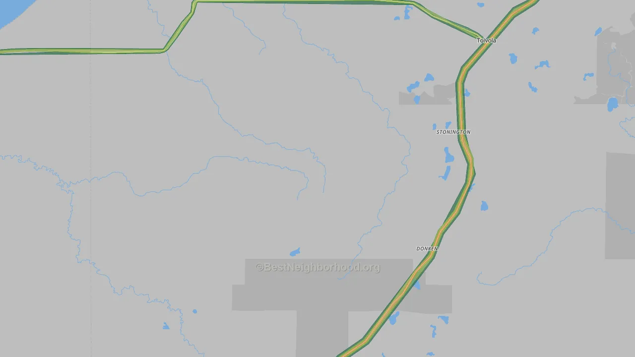 49965, MI Map of Noise Levels in 49965
