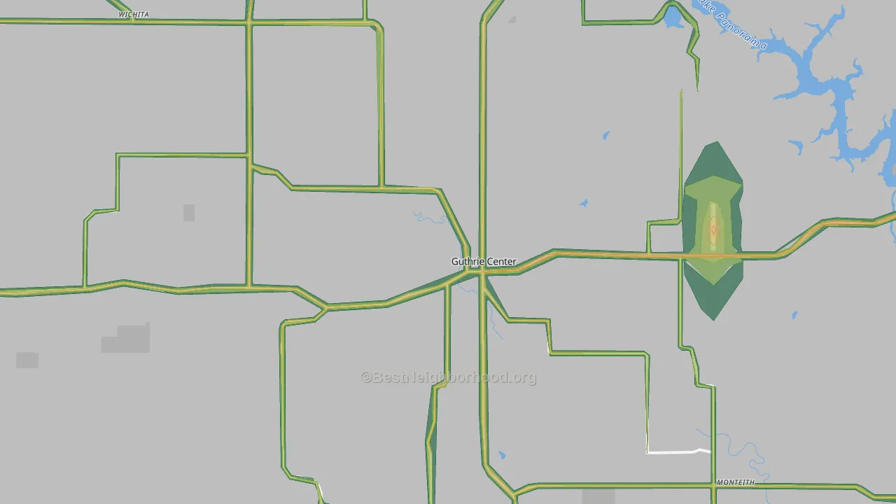 50115, IA Map of Noise Levels in 50115