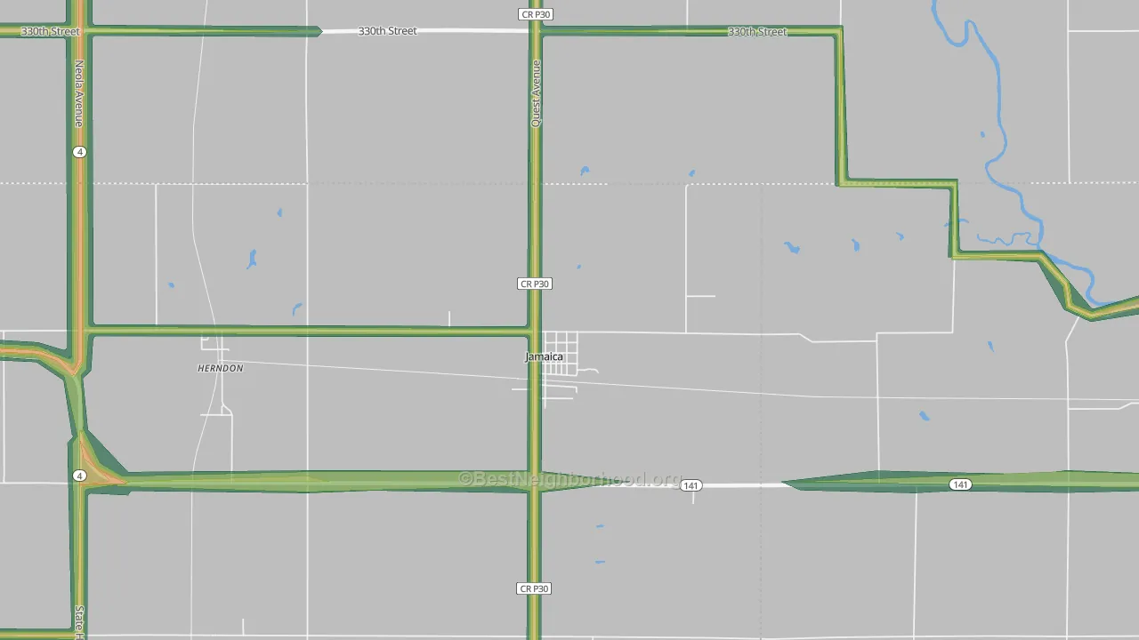 50128, IA Map of Noise Levels in 50128