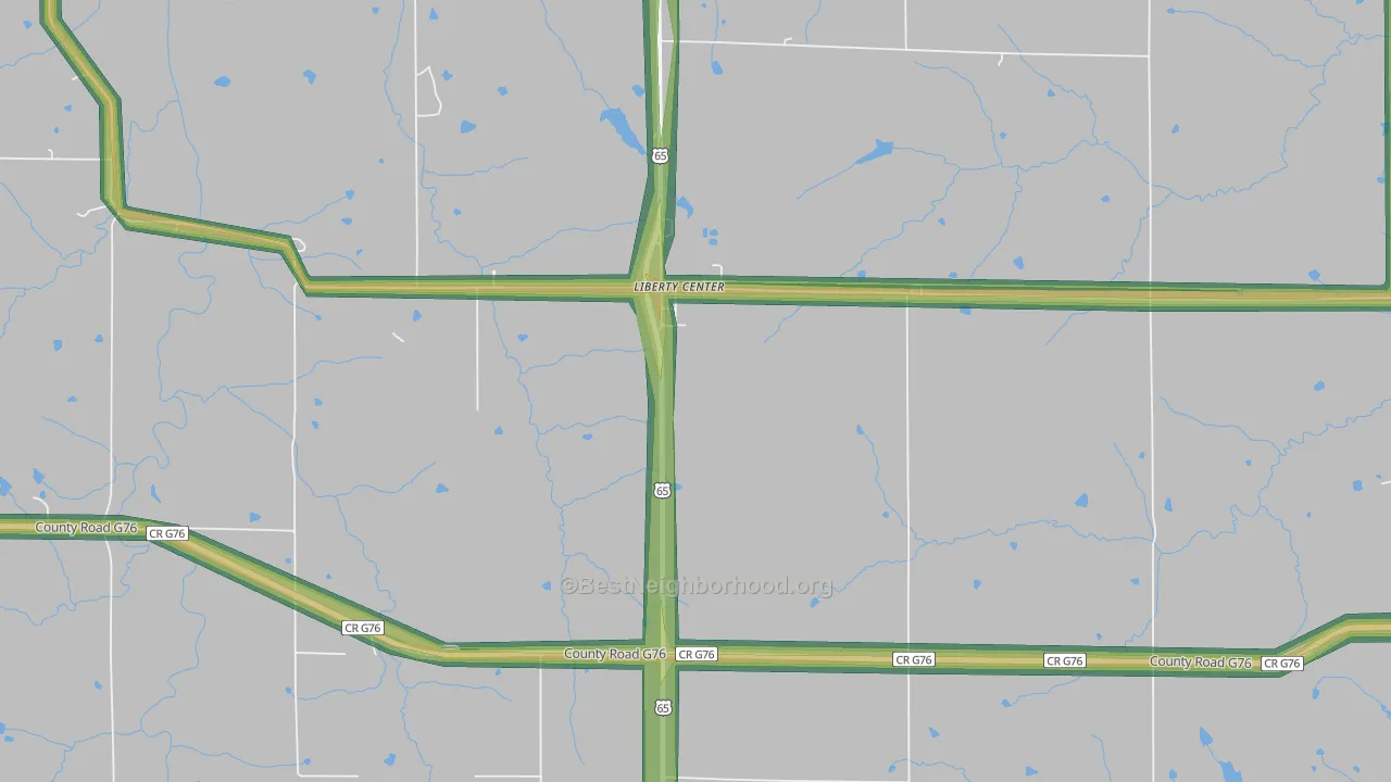 50145, IA Map of Noise Levels in 50145