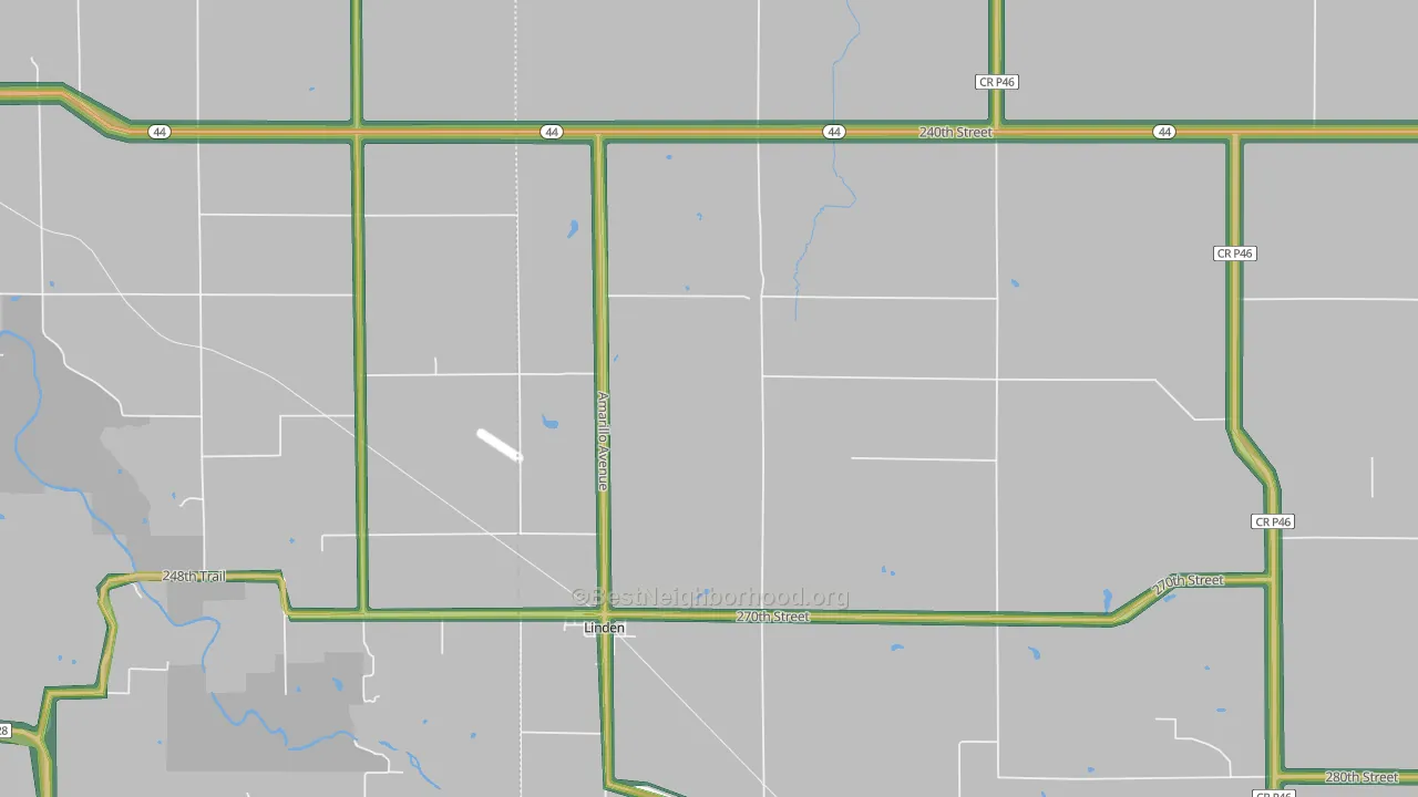 50146, IA Map of Noise Levels in 50146