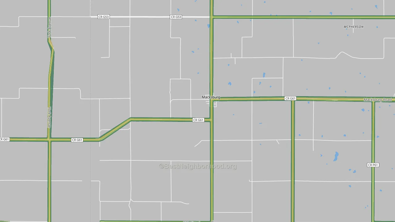 50155, IA Map of Noise Levels in 50155