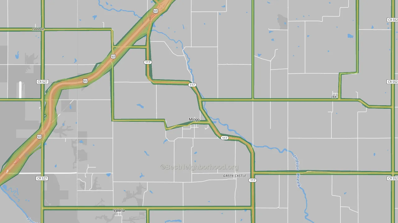 50168, IA Map of Noise Levels in 50168