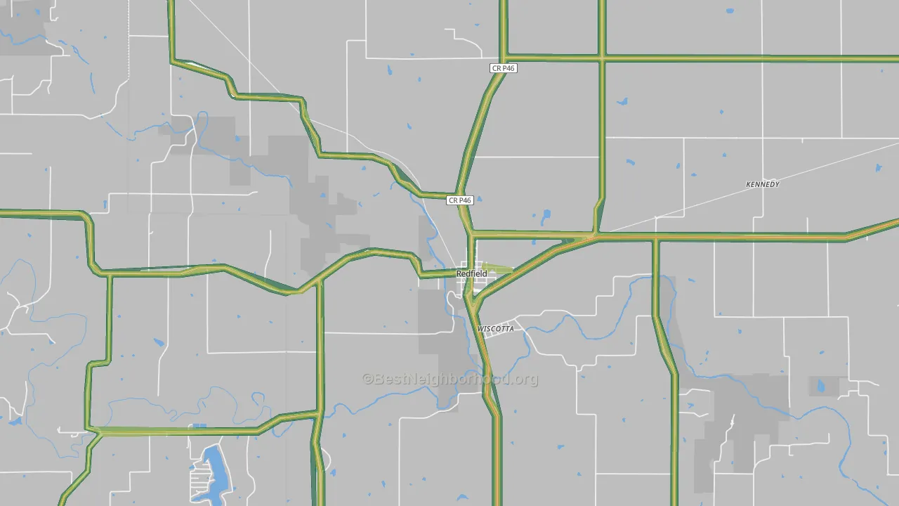 50233, IA Map of Noise Levels in 50233