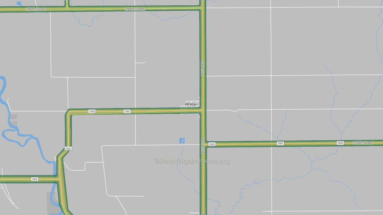 50269, IA Map of Noise Levels in 50269
