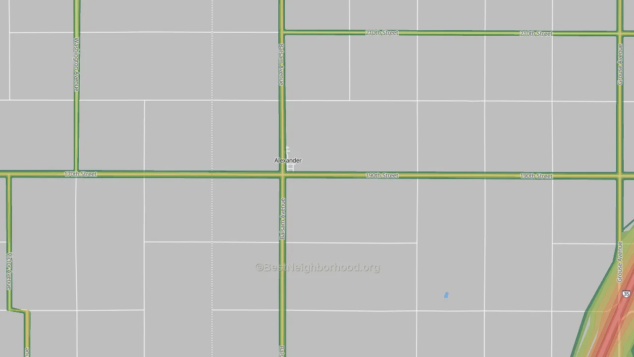 50420, IA Map of Noise Levels in 50420
