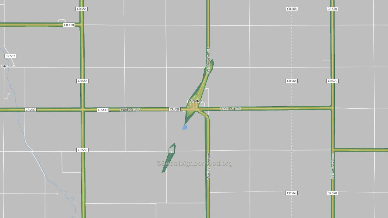 50440, IA Map of Noise Levels in 50440
