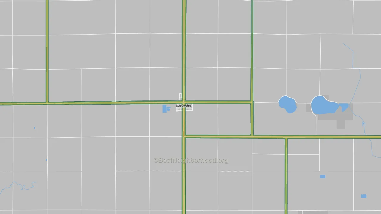 50447, IA Map of Noise Levels in 50447
