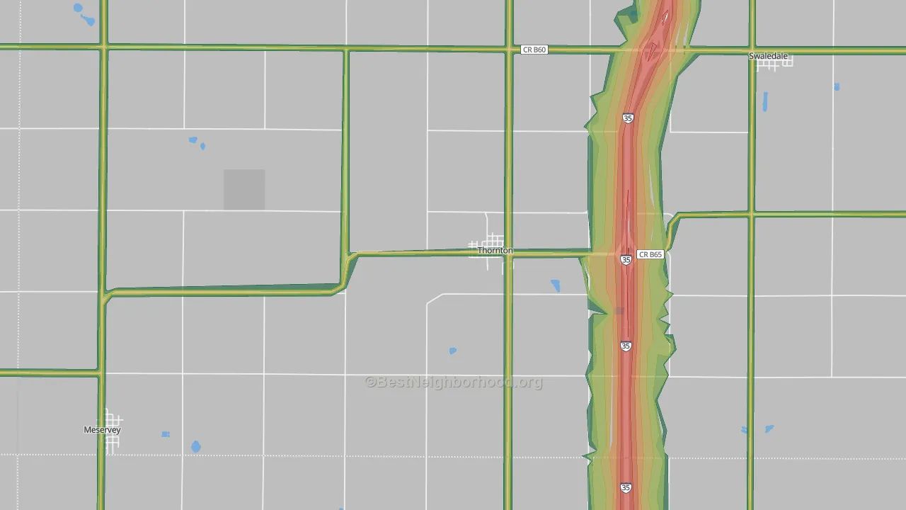 50479, IA Map of Noise Levels in 50479