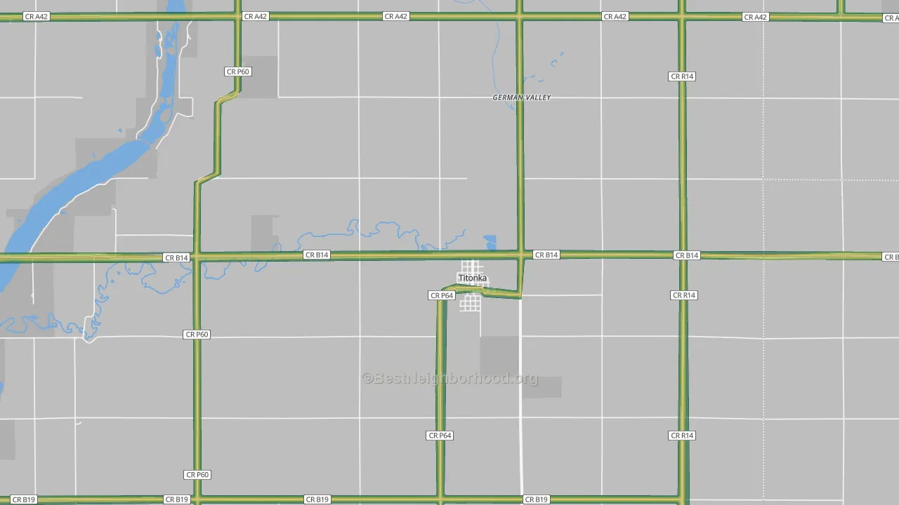 50480, IA Map of Noise Levels in 50480
