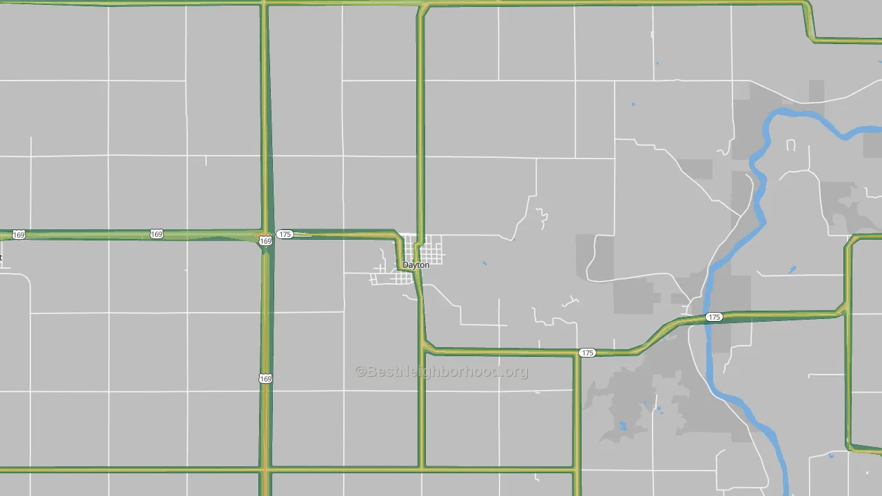 50530, IA Map of Noise Levels in 50530