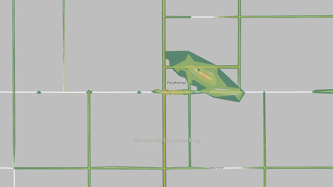 50574, IA Map of Noise Levels in 50574