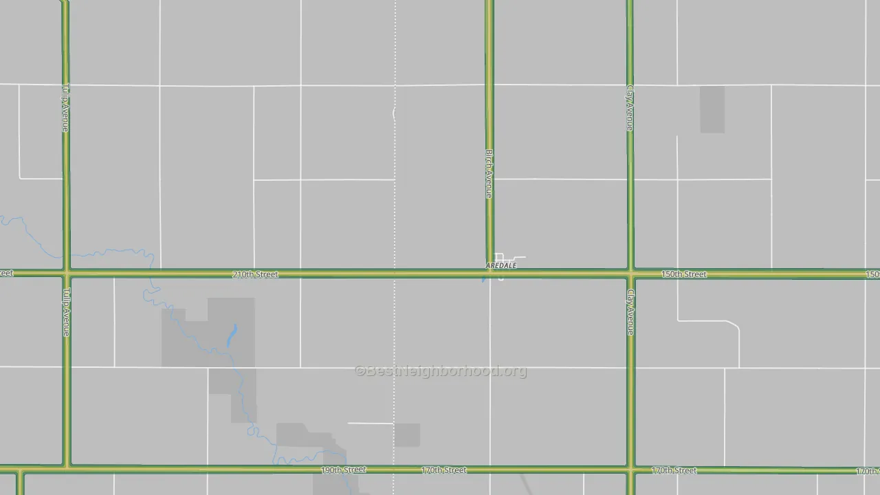 50605, IA Map of Noise Levels in 50605