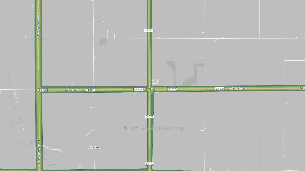 50620, IA Map of Noise Levels in 50620