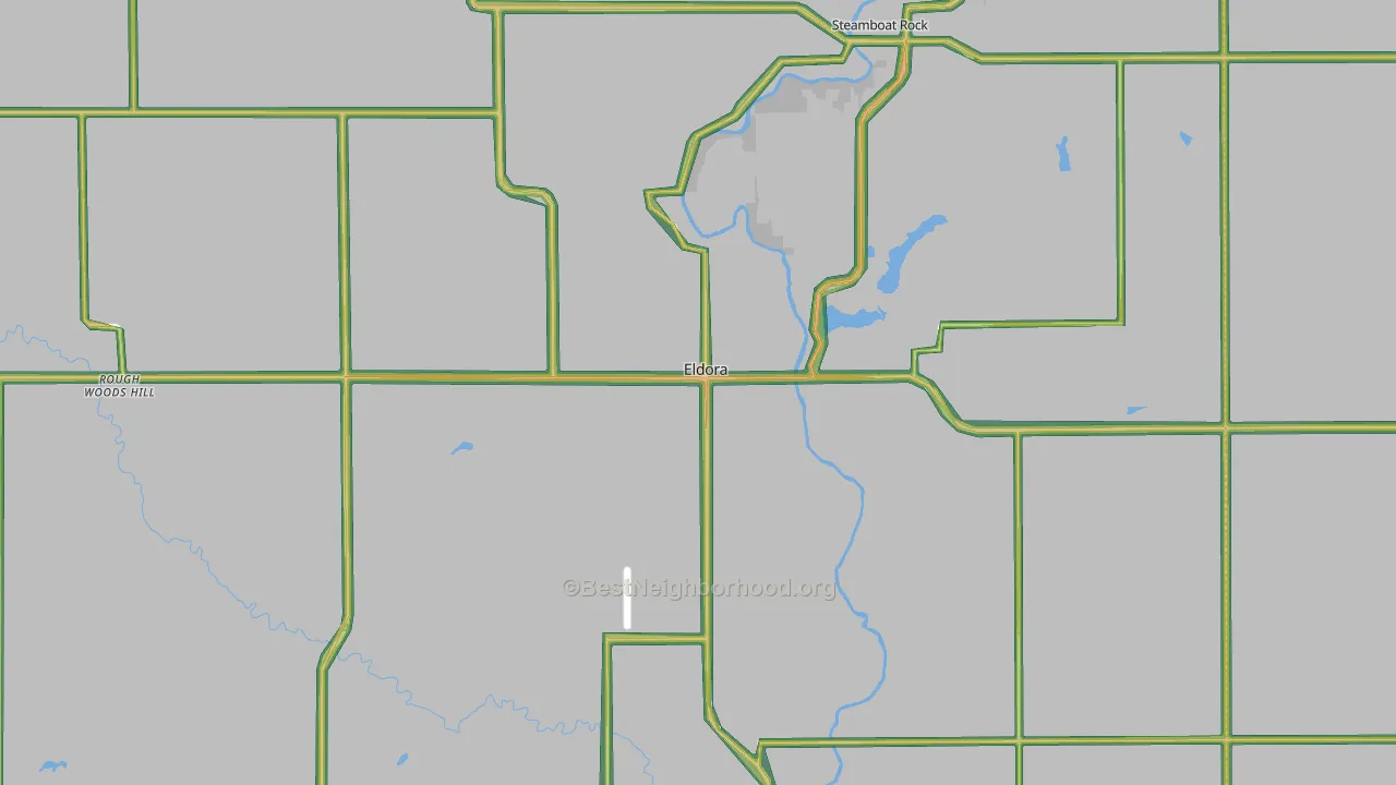 50627, IA Map of Noise Levels in 50627