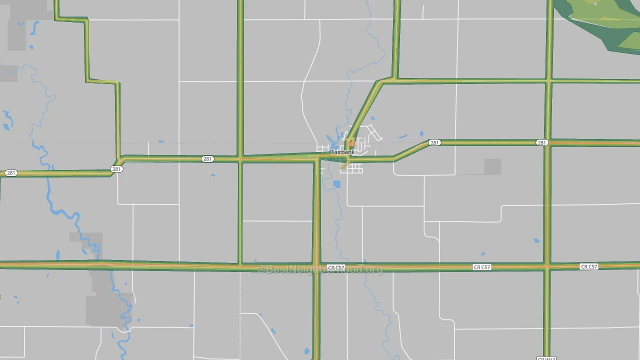 50629, IA Map of Noise Levels in 50629