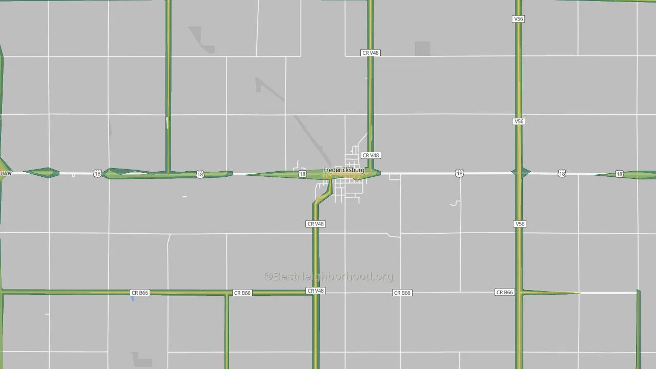 50630, IA Map of Noise Levels in 50630