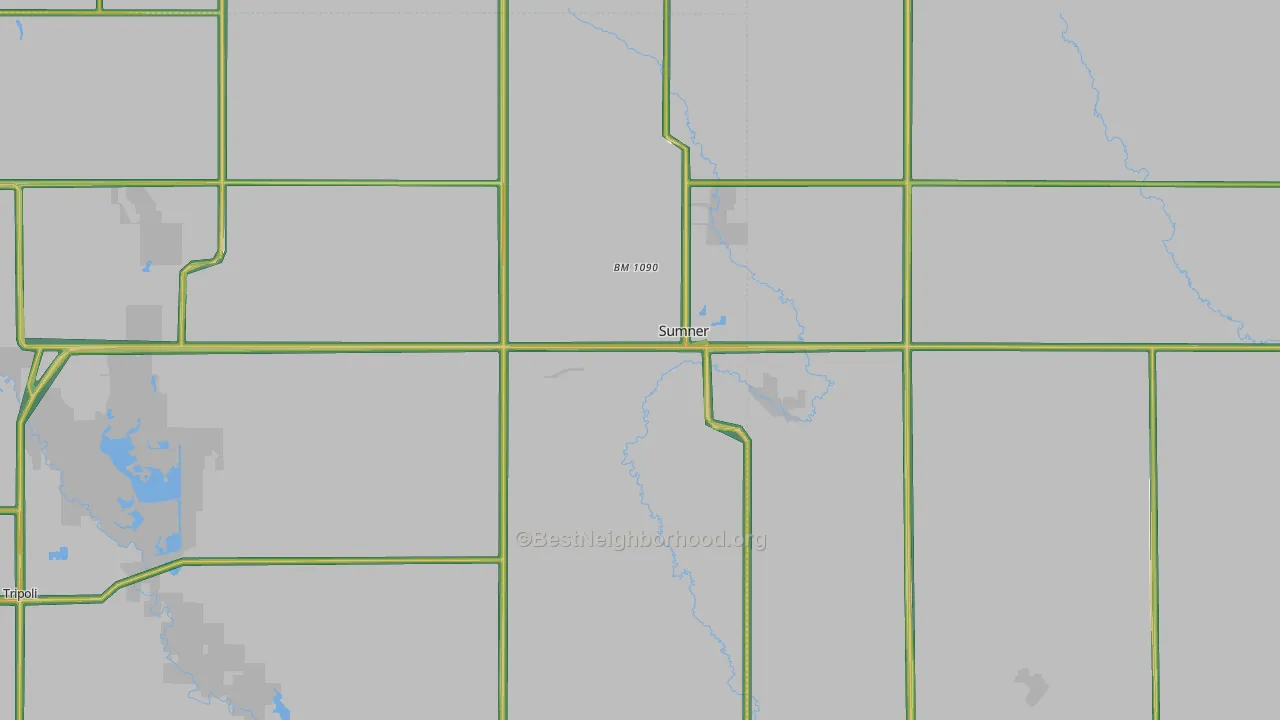 50674, IA Map of Noise Levels in 50674