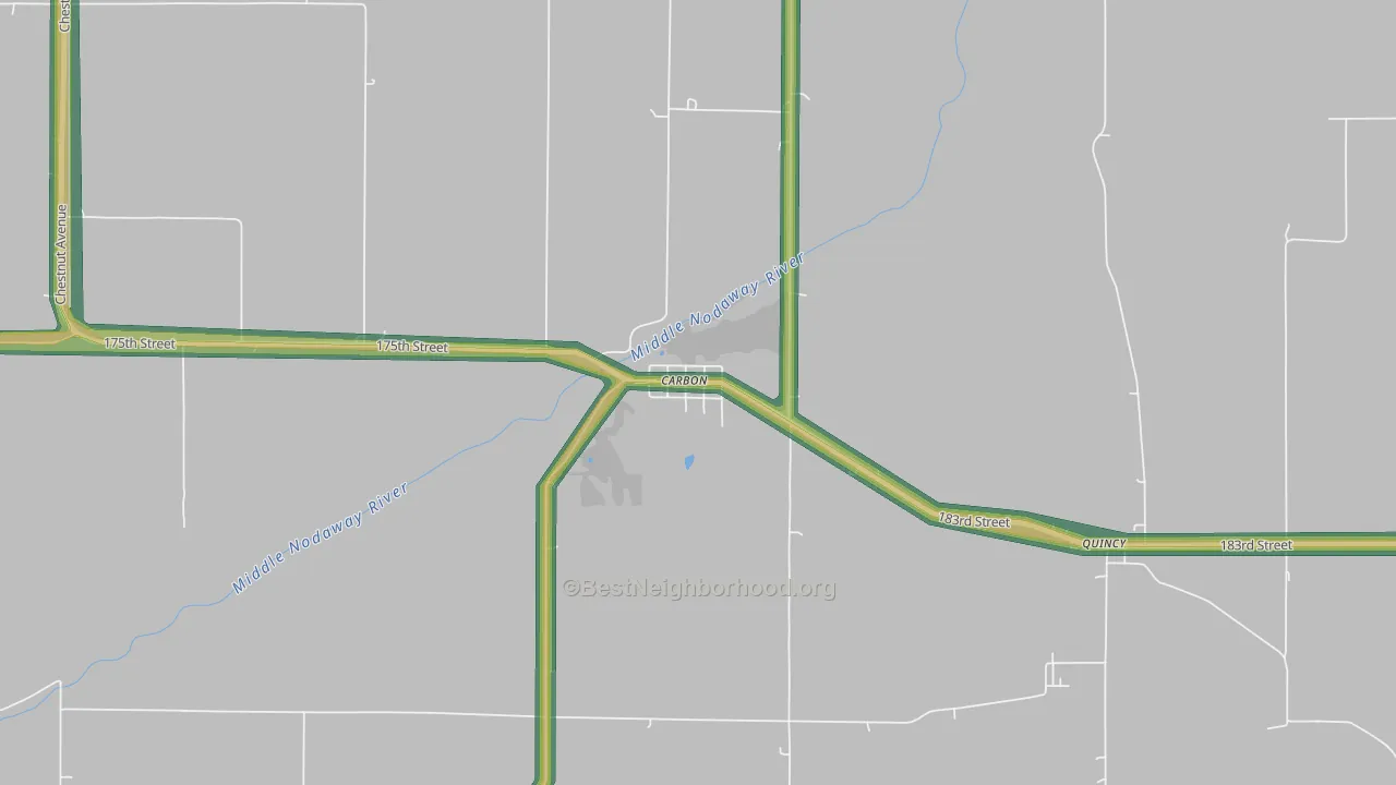 50839, IA Map of Noise Levels in 50839