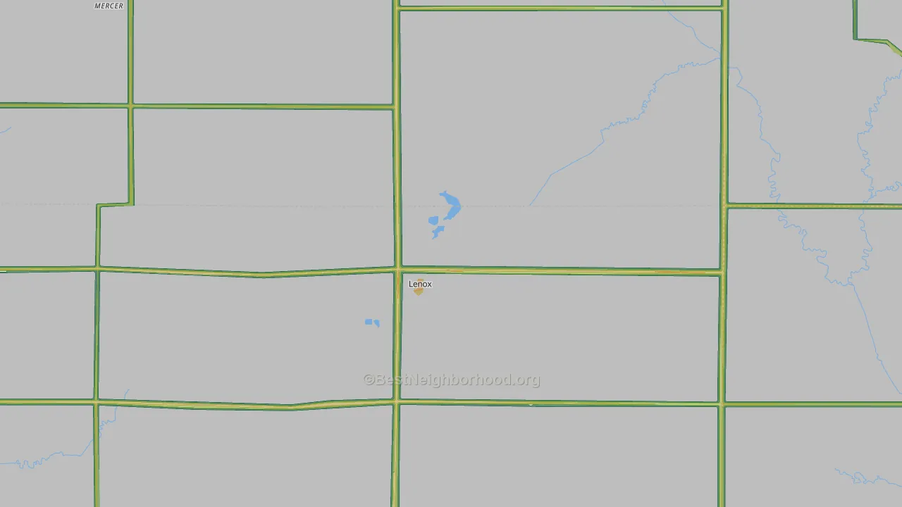 50851, IA Map of Noise Levels in 50851