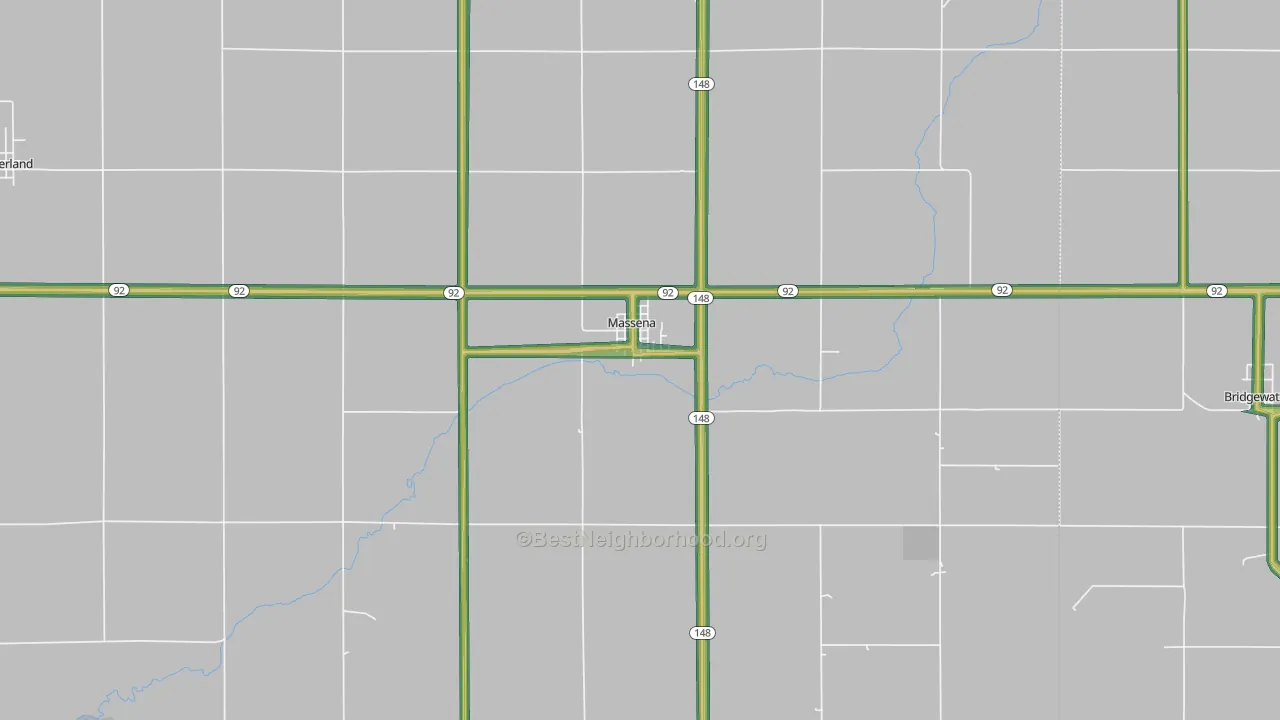 50853, IA Map of Noise Levels in 50853