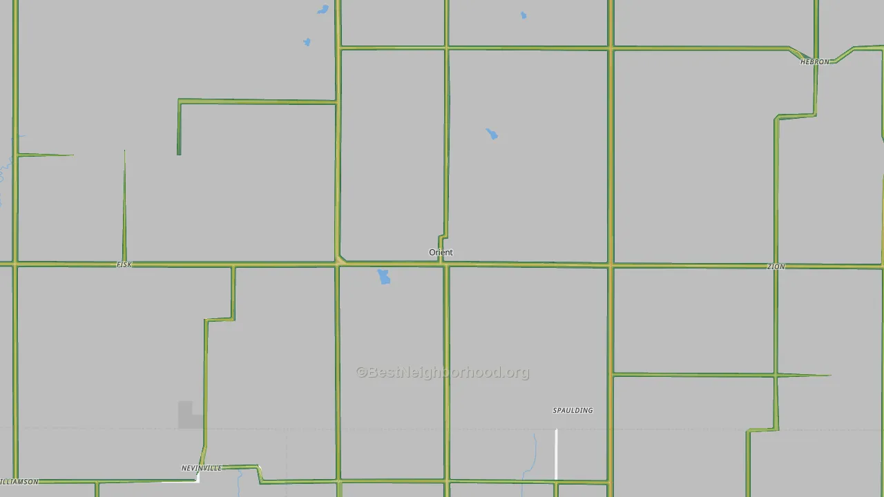 50858, IA Map of Noise Levels in 50858