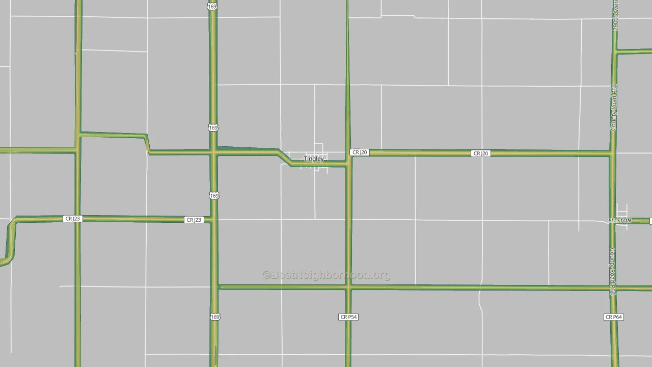 50863, IA Map of Noise Levels in 50863