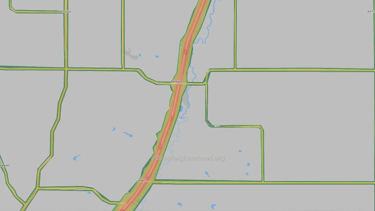 51024, IA Map of Noise Levels in 51024