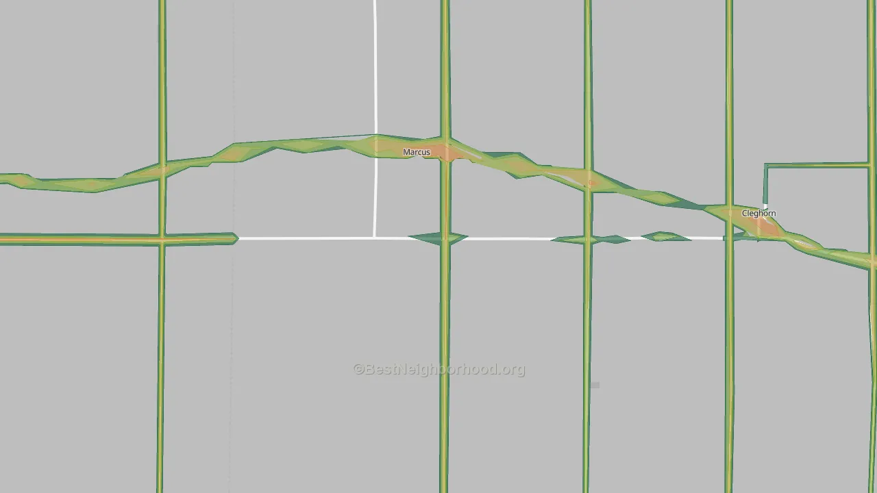 51035, IA Map of Noise Levels in 51035