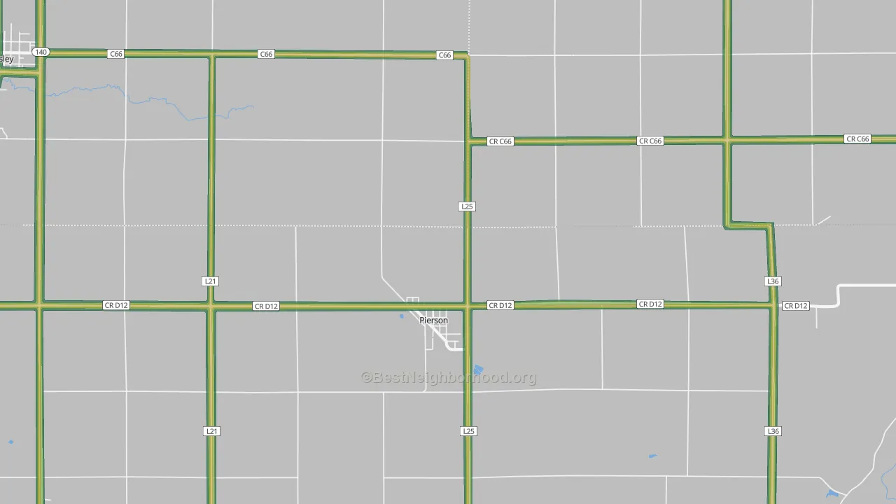51048, IA Map of Noise Levels in 51048