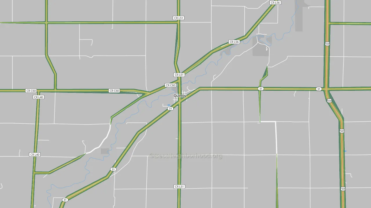 51049, IA Map of Noise Levels in 51049