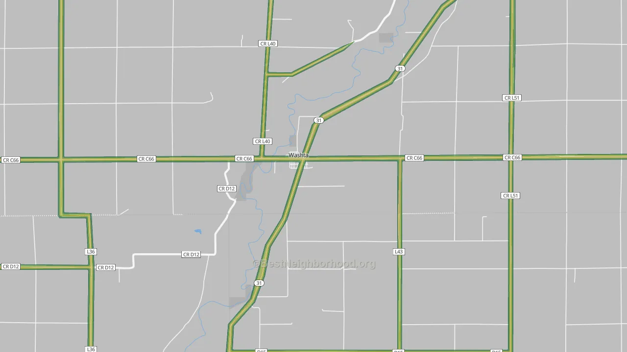 51061, IA Map of Noise Levels in 51061