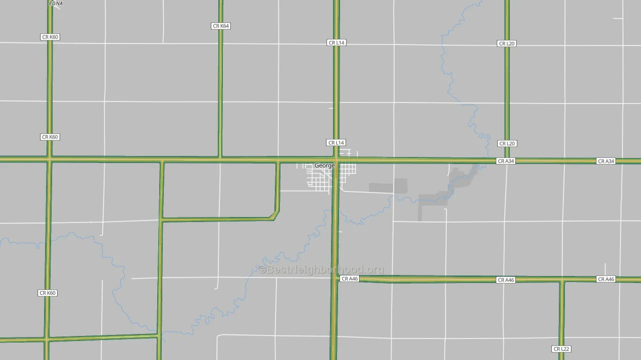 51237, IA Map of Noise Levels in 51237