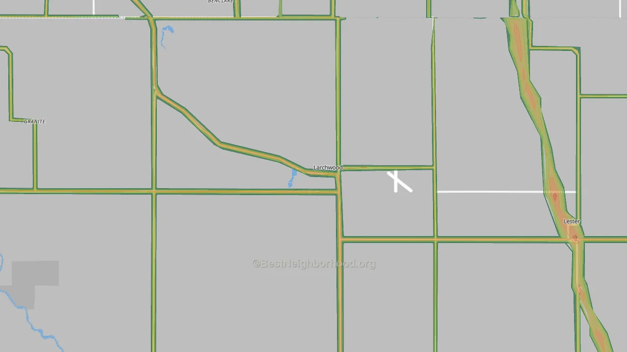 51241, IA Map of Noise Levels in 51241