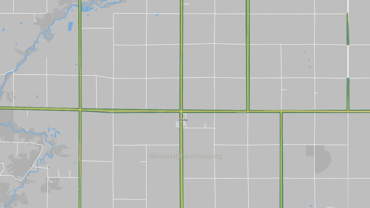 51366, IA Map of Noise Levels in 51366