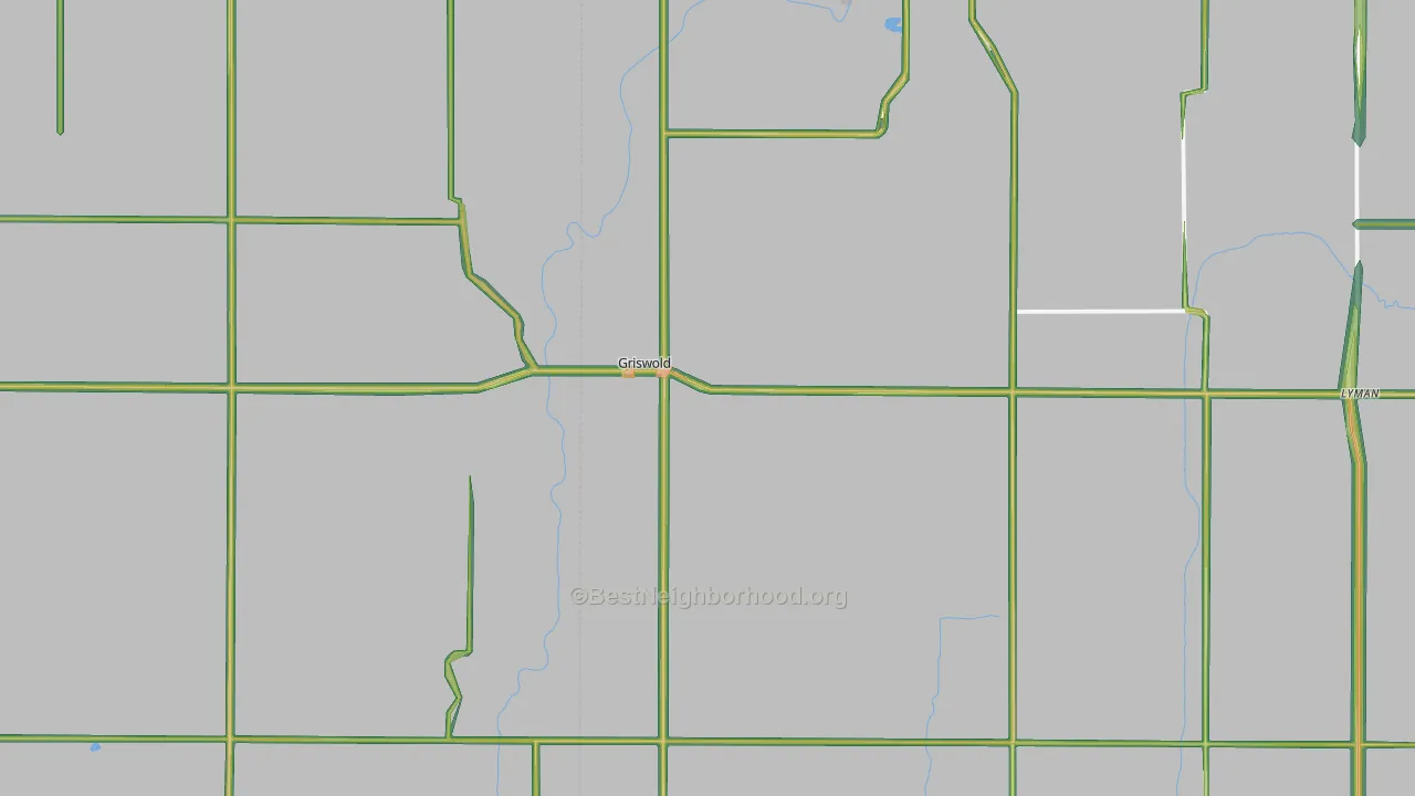51535, IA Map of Noise Levels in 51535