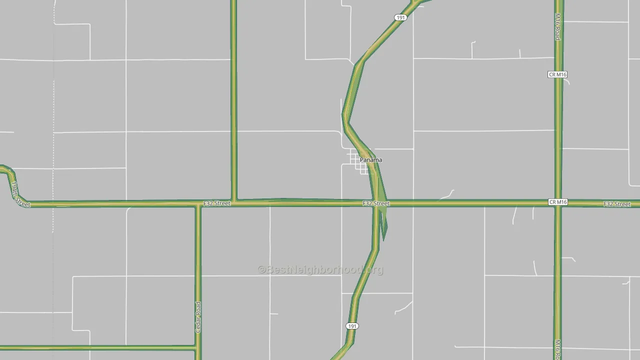 51562, IA Map of Noise Levels in 51562