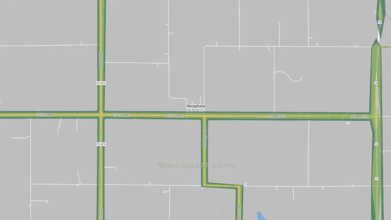 51578, IA Map of Noise Levels in 51578