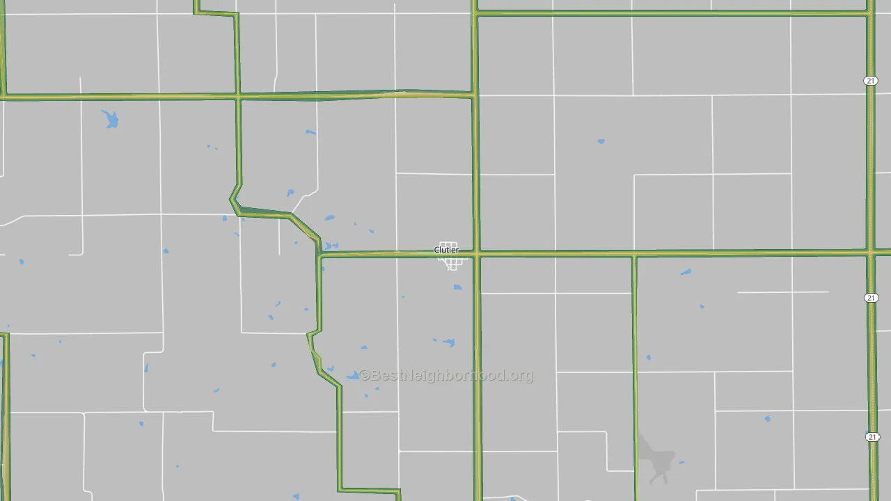 52217, IA Map of Noise Levels in 52217