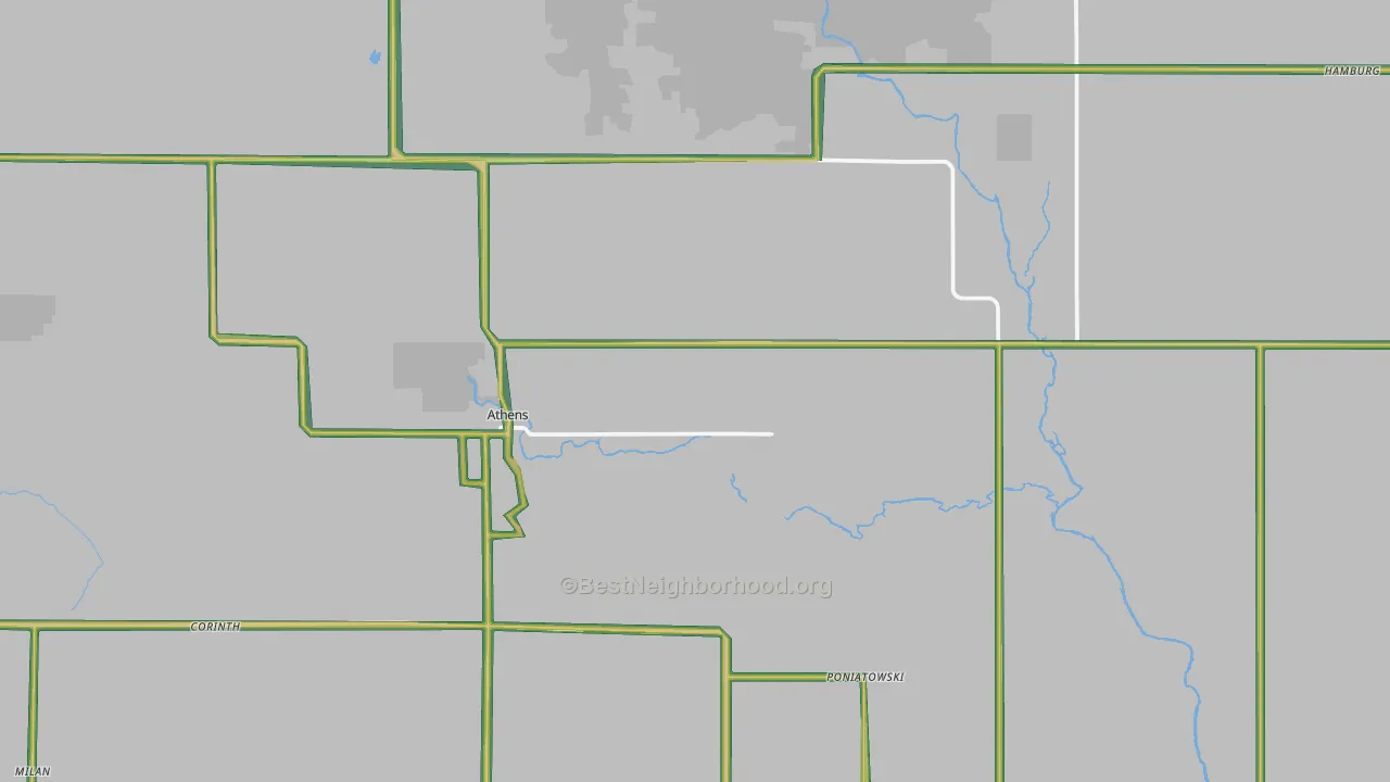 54411, WI Map of Noise Levels in 54411