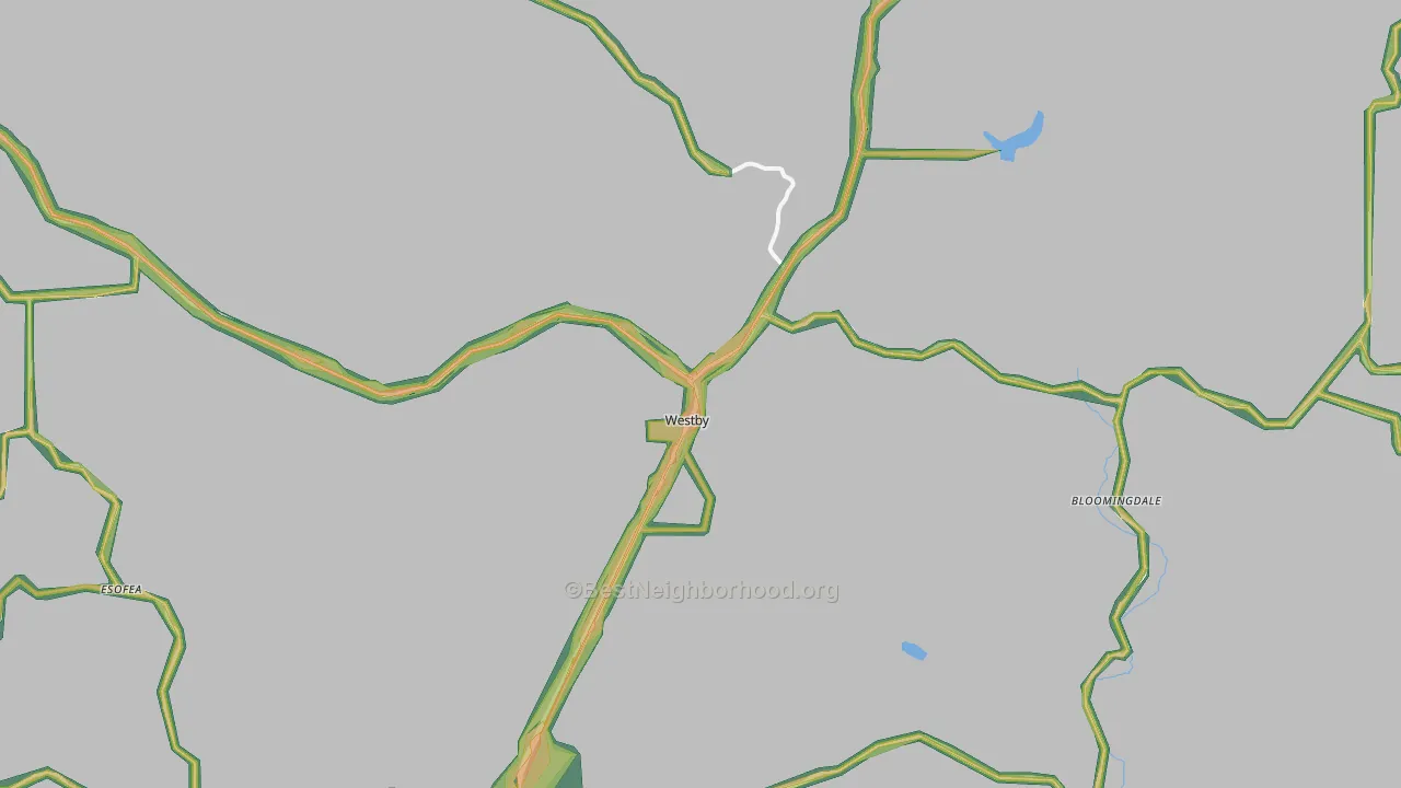 54667, WI Map of Noise Levels in 54667
