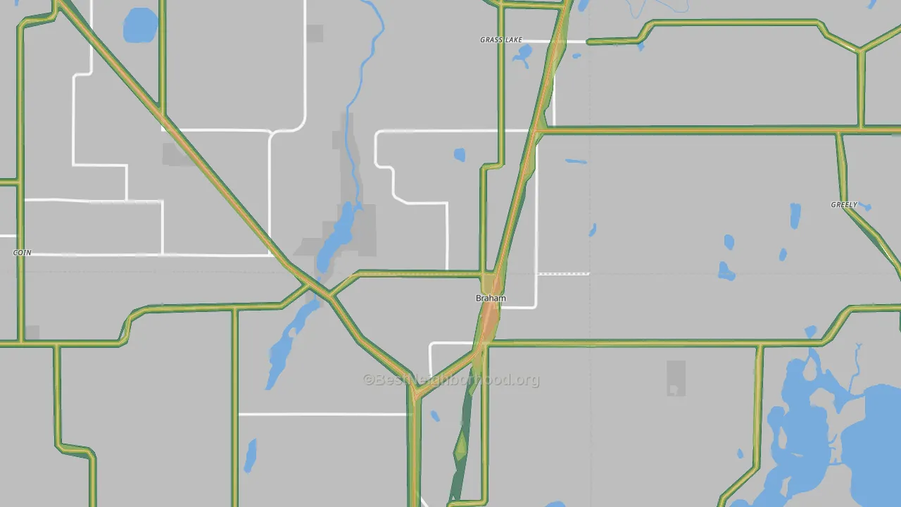 55006, MN Map of Noise Levels in 55006