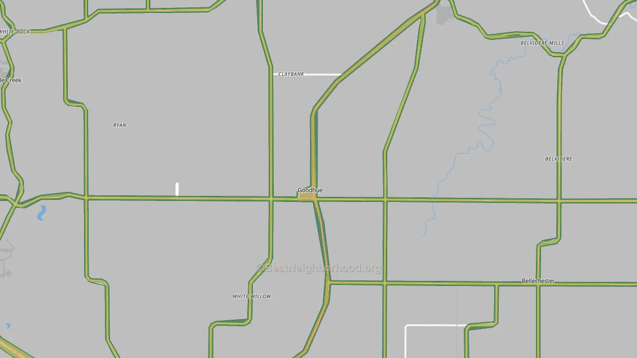 55027, MN Map of Noise Levels in 55027