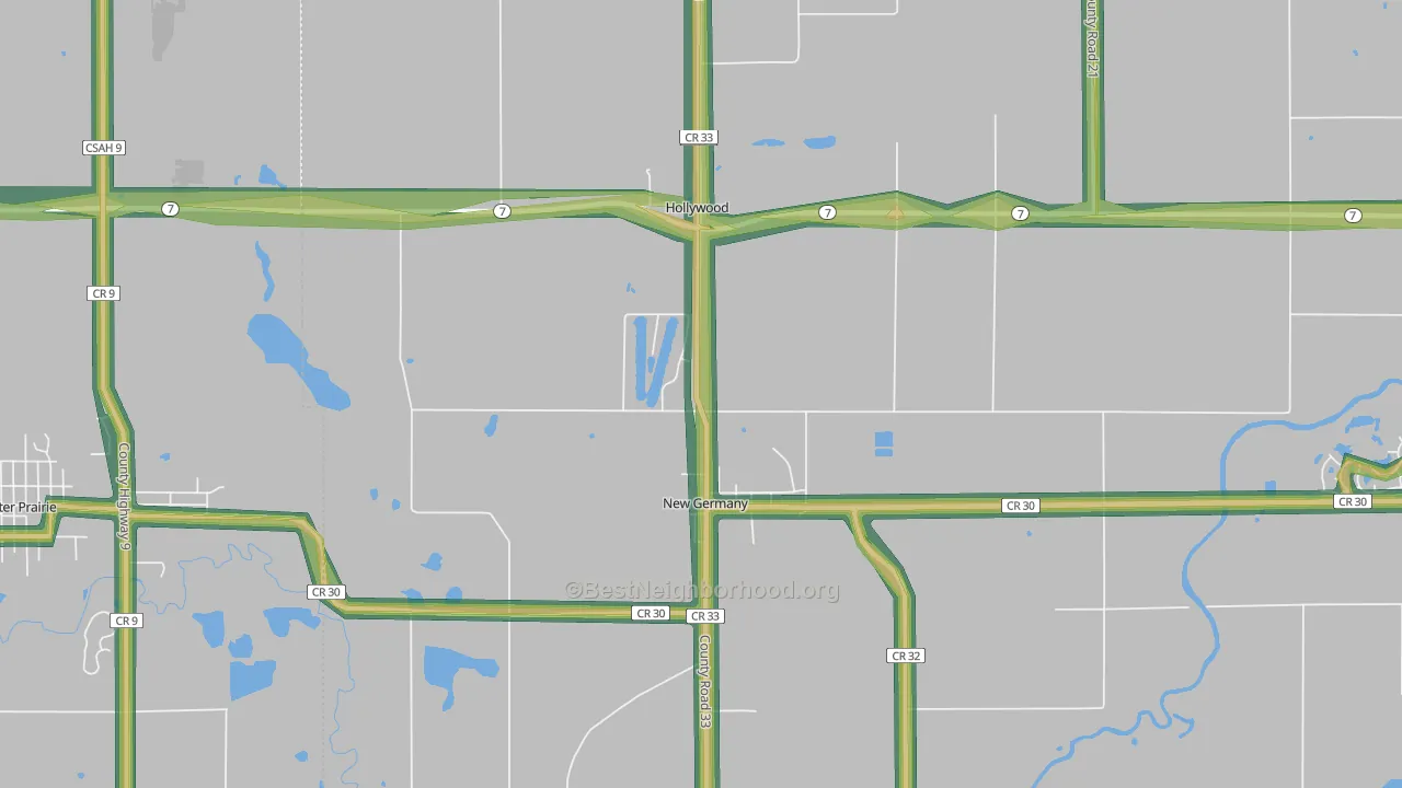 55367, MN Map of Noise Levels in 55367